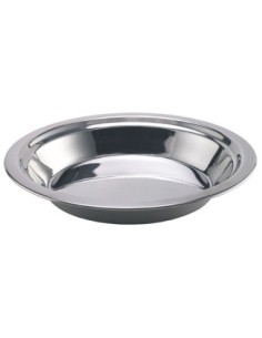 PLATO DE ACERO INOXIDABLE Ø22CM