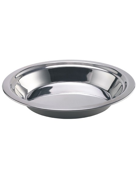 PLATO DE ACERO INOXIDABLE Ø22CM