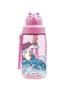 BOTELLA DE TRITAN 0,45L JUMPING CON TAPÓN OBY