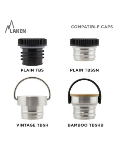 DRINK LIFE! MOLES BASIC STEEL BOTTLE BAMBOO AND STAINLESS STEEL CAP