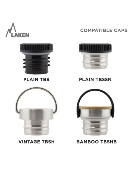 DRINK LIFE! MOLES BASIC STEEL BOTTLE BAMBOO AND STAINLESS STEEL CAP