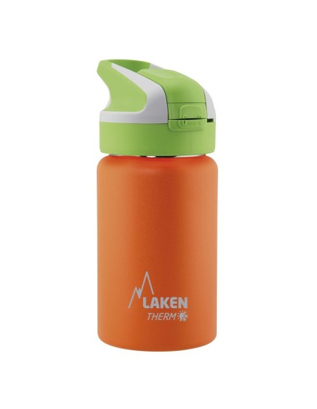 BOTELLA TÉRMICA DE ACERO INOXIDABLE 0,35 L NARANJA. TAPÓN SUMMIT