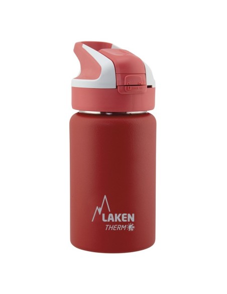 STAINLESS STEEL RED THERMO BOTTLE 0.35L SUMMIT