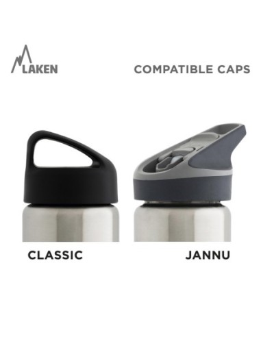 STAINLESS STEEL THERMO BOTTLE SUITABLE CAPS 0.35L, 0.50L, 0.75L, 1L