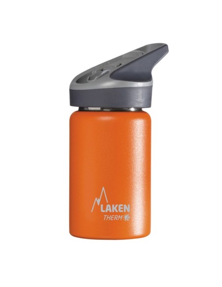 STAINLESS STEEL ORANGE THERMO BOTTLE 0.35L JANNU