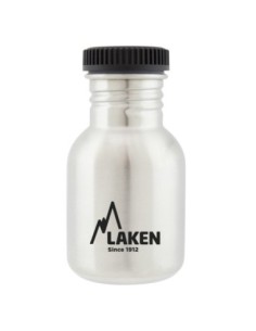 STAINLESS STEEL BASIC STEEL BOTTLE 0,35L (BLACK CAP) 2