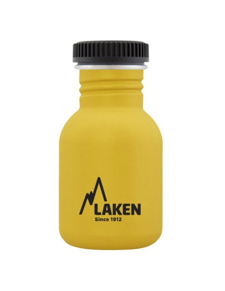 STAINLESS STEEL BASIC STEEL BOTTLE 0,35L (BLACK CAP)