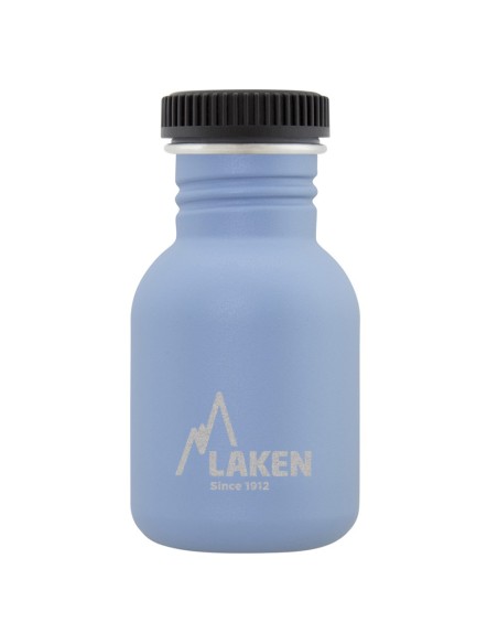 STAINLESS STEEL BASIC STEEL BOTTLE 0,35L (BLACK CAP)