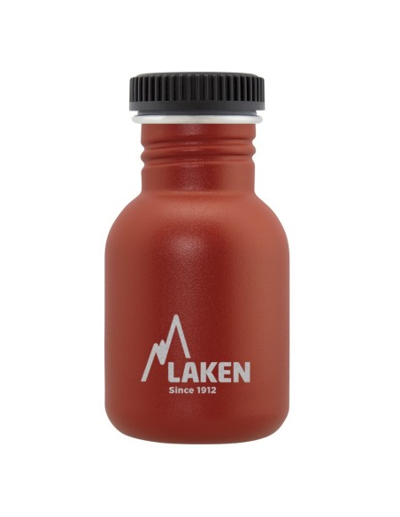 STAINLESS STEEL BASIC STEEL BOTTLE 0,35L (BLACK CAP)