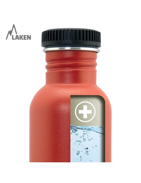 STAINLESS STEEL BOTTLE BASIC STEEL 0.35L, 0.50L, 0.75L, 1L PLAIN STAINLESS STEEL CAP