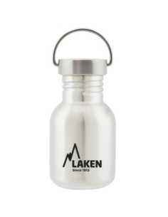 BASIC STEEL BOTTLE 0,35L STAINLESS STEEL CAP 2