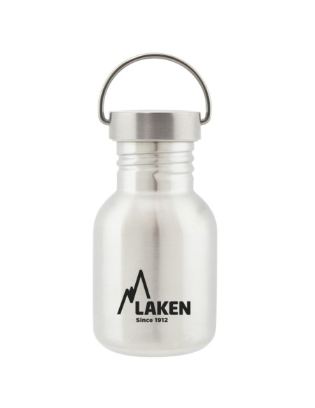 BASIC STEEL BOTTLE 0,35L STAINLESS STEEL CAP