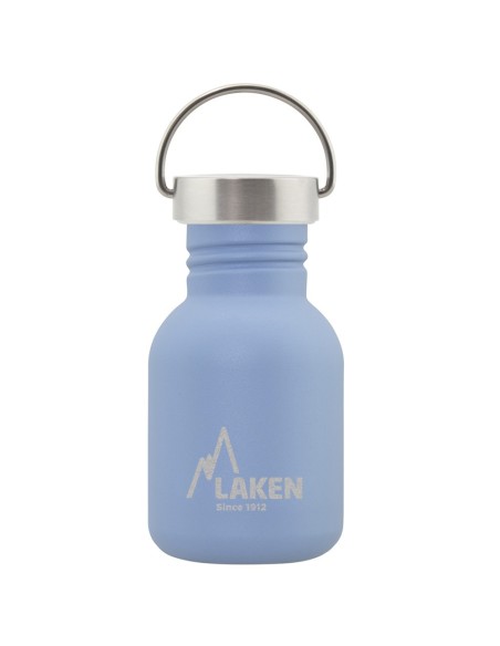 BASIC STEEL BOTTLE 0,35L STAINLESS STEEL CAP