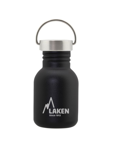 BASIC STEEL BOTTLE 0,35L STAINLESS STEEL CAP