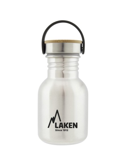 STAINLESS STEEL BOTTLE BASIC STEEL 0.35L, 0.50L, 0.75L, 1L BAMBOO STAINLESS STEEL CAP