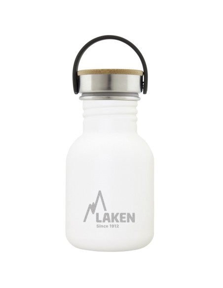 STAINLESS STEEL BOTTLE BASIC STEEL 0.35L, 0.50L, 0.75L, 1L BAMBOO STAINLESS STEEL CAP
