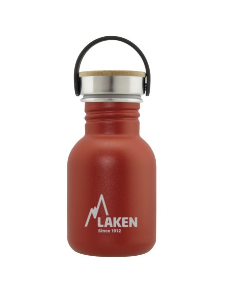 STAINLESS STEEL BOTTLE BASIC STEEL 0.35L, 0.50L, 0.75L, 1L BAMBOO STAINLESS STEEL CAP