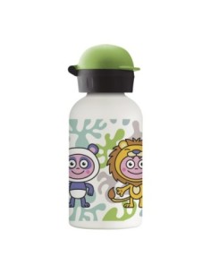 BOTELLA INFANTIL TÉRMICA DISFRACES DE ACERO INOXIDABLE 0,35 L TAPÓN HIT