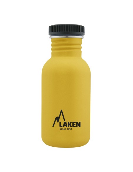 STAINLESS STEEL BASIC STEEL BOTTLE 0,35L (BLACK CAP)