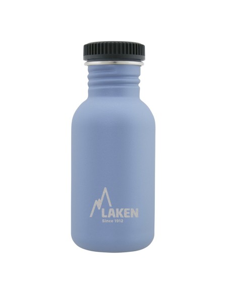 BOTELLA DE ACERO INOXIDABLE 0,50 L AZUL BASIC STEEL PLAIN