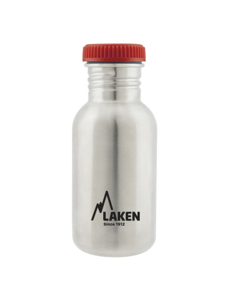BASIC STEEL BOTTLE 0.35L STAINLESS STEEL AND POLYPROPYLENE CAP