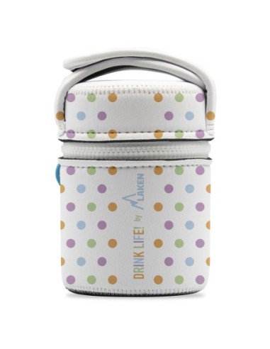 INSULATED STAINLESS STEEL THERMOS FOR FOOD 1L WITH INTERIOR CONTAINERS