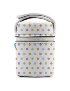 INSULATED STAINLESS STEEL THERMOS FOR FOOD 1L WITH INTERIOR CONTAINERS 2