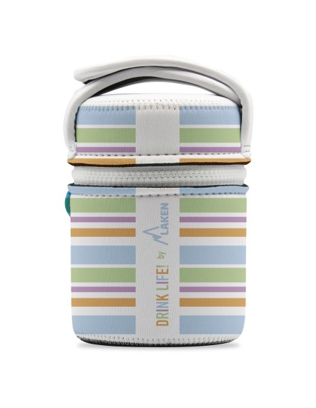 INSULATED STAINLESS STEEL THERMOS FOR FOOD 1L WITH INTERIOR CONTAINERS