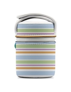 INSULATED STAINLESS STEEL THERMOS FOR FOOD 1L WITH INTERIOR CONTAINERS 2