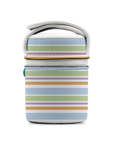 INSULATED STAINLESS STEEL THERMOS FOR FOOD 1L WITH INTERIOR CONTAINERS