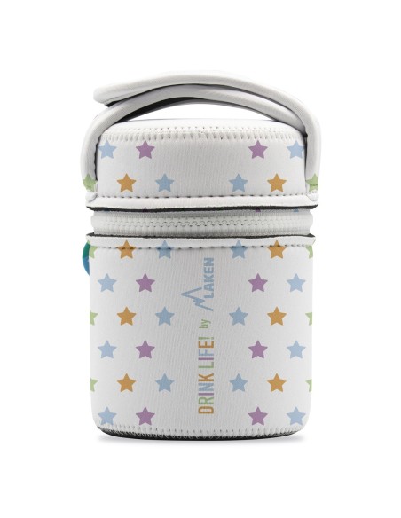 STAINLESS STEEL THERMO FLASK FOOD DRINK LIFE! STARS 0.5L