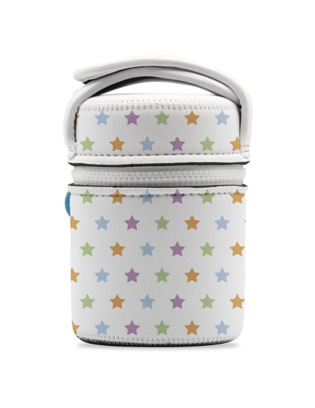 STAINLESS STEEL THERMO FLASK FOOD DRINK LIFE! STARS 0.5L