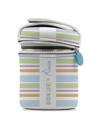 STAINLESS STEEL THERMO FLASK FOOD DRINK LIFE! BANDS 1L