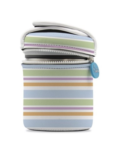 STAINLESS STEEL THERMO FLASK FOOD DRINK LIFE! BANDS 1L