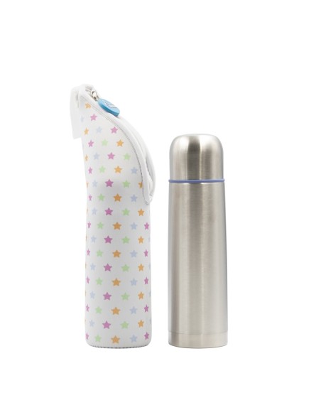 STAINLESS STEEL THERMO FLASK LIQUIDS DRINK LIFE! STARS 0.35L, 0.50L