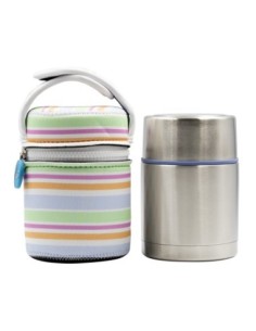 TERMO PARA SÓLIDOS DE ACERO INOXIDABLE DRINK LIFE! BANDS 0,5 L