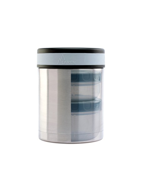 TERMO PARA SÓLIDOS DE ACERO INOXIDABLE 1L Y FUNDA
