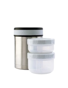 TERMO PARA SÓLIDOS DE ACERO INOXIDABLE 1L Y FUNDA