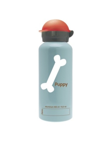 PUPPY ALUMINUM BOTTLE FOR KIDS 0.45L HIT CAP