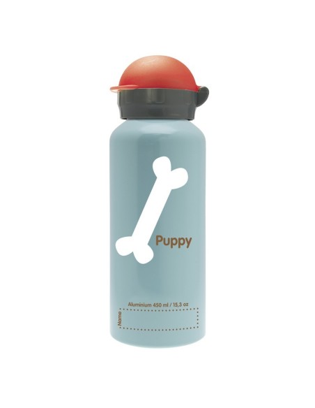 PUPPY ALUMINUM BOTTLE FOR KIDS 0.45L HIT CAP