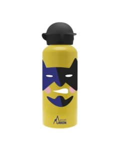 BOTELLA INFANTIL DE ALUMINIO SUPERHERO 0,45 L TAPÓN HIT