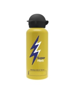 SUPERHERO ALUMINUM BOTTLE FOR KIDS 0.45L HIT CAP 2