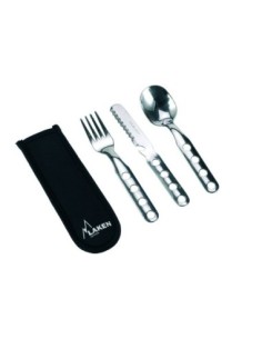 Stainless steel Laken cutlery with neoprene cover