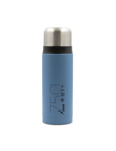STAINLESS STEEL THERMO LIQUIDS FLASK WITH CAP-MUG 0.75L