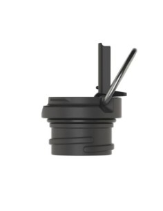 OPENED BLACK FLOW CAP - SIDE VIEW