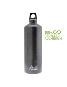 BOTELLA DE ALUMINIO 100 % RECICLADO COLOR GRANITO TAPÓN FUTURA 1,5 L 2