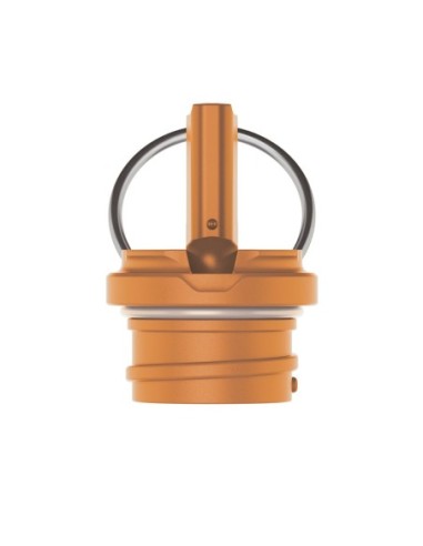 Tapón Flow naranja abierto - vista frontal