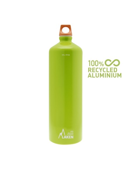 ALUMINIUM FUTURA BOTTLE 100% PCR 1.5L GREEN