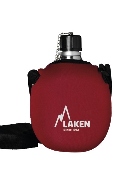 Ultralight Aluminium Canteen 1Liter Narrow Mouth Neoprene Cover