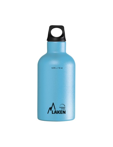 LIGHT BLUE STAINLESS STEEL THERMO BOTTLE 0.35L FUTURA